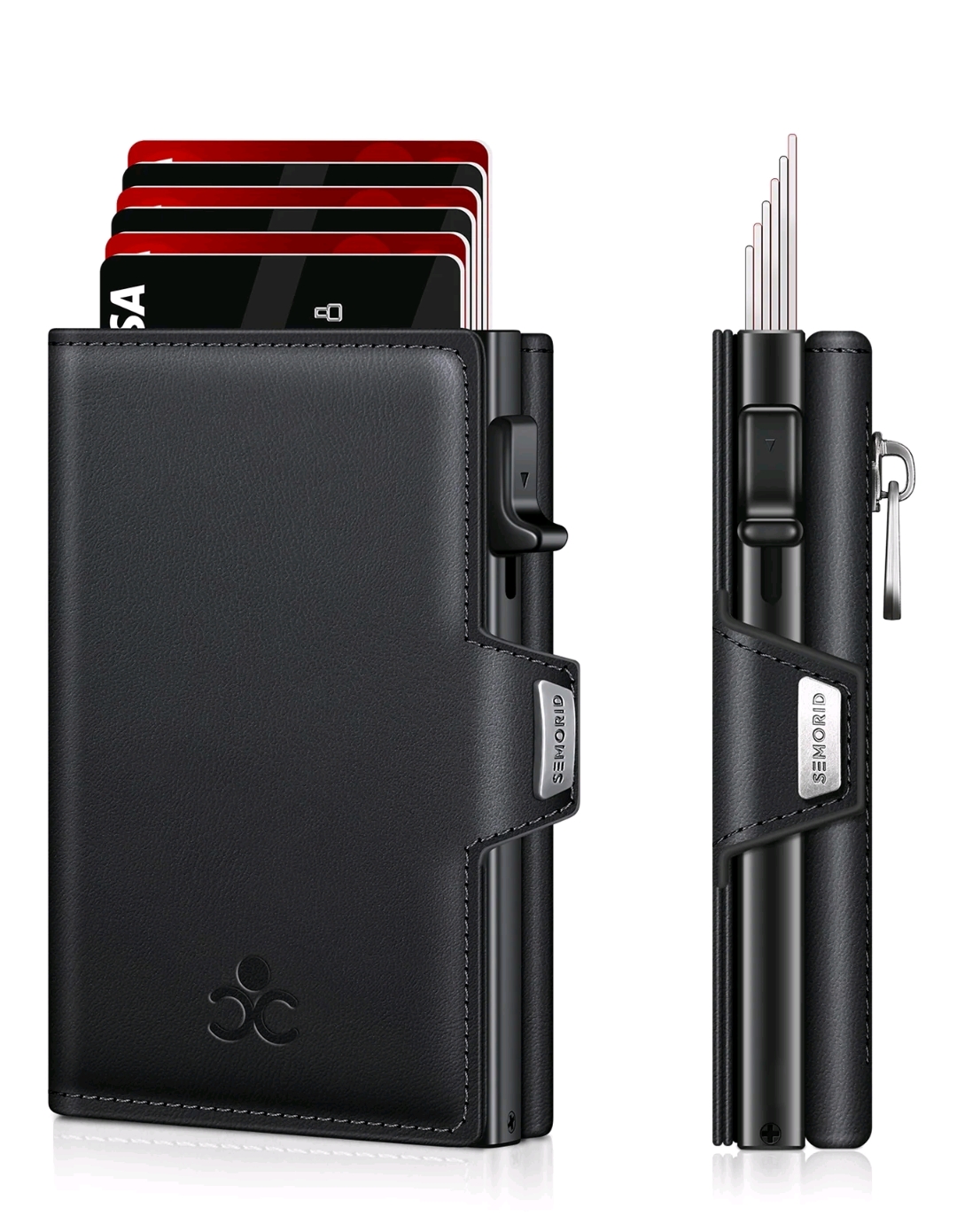 SEMORID™ Slim Pop-Up Leather Wallet & RFID Card Holder